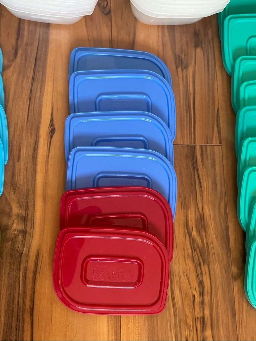 Assorted Plastic Food Storage Meal Prep Container with Lids - Multi-Color